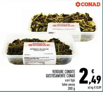 Conad Conad Verdure Condite Gustosamente 280g offerta