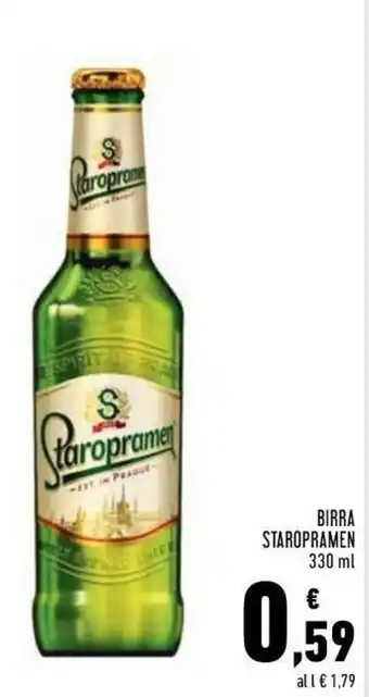 Conad Staropramen Birra 330ml offerta