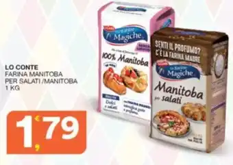 Quick Sisa LO CONTE FARINA MANITOBA PER SALATI/MANITOBA 1 KG offerta