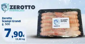 Sigma Zerotto Scampi Grandi g. 500 offerta