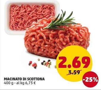PENNY Macinato di Scottona 400g offerta
