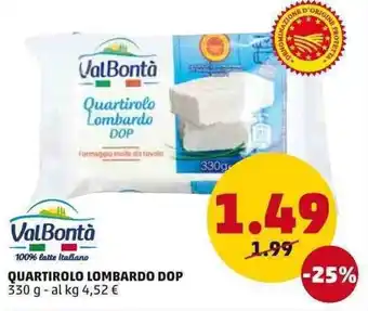 ValBontà Quartirolo Lombardo DOP 330g