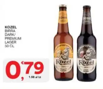 Quick Sisa KOZEL BIRRA DARK/ PREMIUM LAGER 50 CL offerta