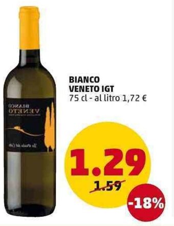 PENNY Bianco Veneto IGT 75cl offerta
