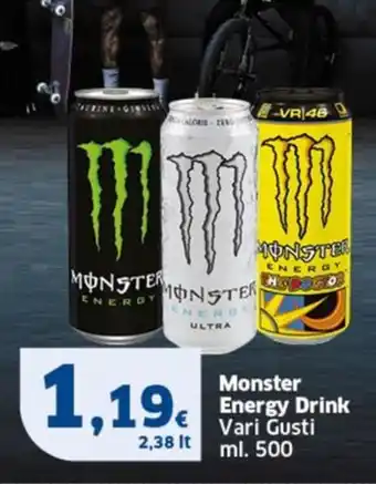 Sigma Monster Energy Drink Vari Gusti ml. 500 offerta