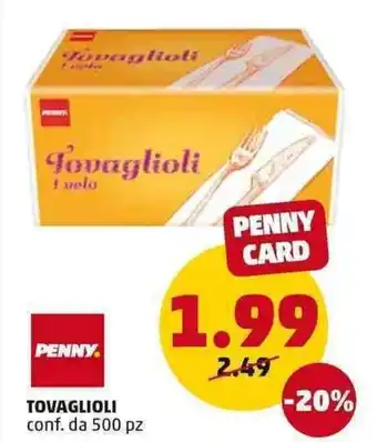 PENNY Penny Tovaglioli 500pz offerta