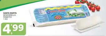 Quick Sisa SANTA MARTA MOZZARELLA PANETTO 1 KG offerta