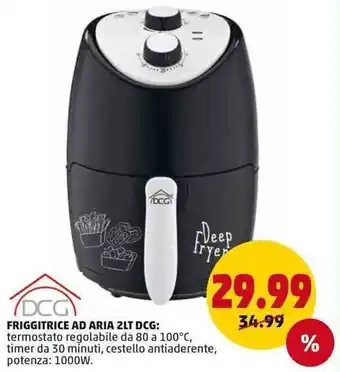 DCG Friggitrice Ad Aria 2lt