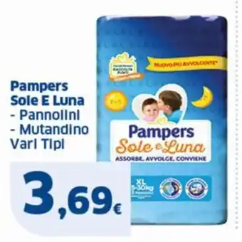 Sigma Pampers Sole E Luna - Pannolini - Mutandino Vari Tipi offerta