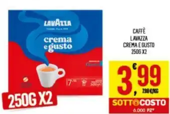 Despar CAFFE LAVAZZA CREMA E GUSTO 250G X2 offerta