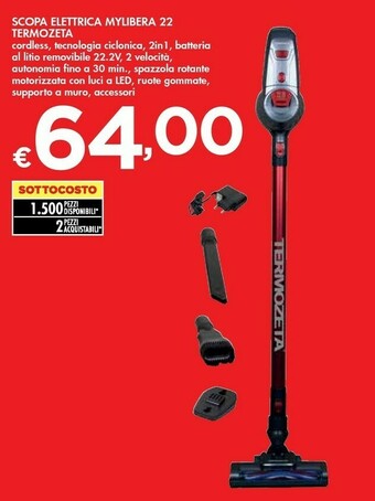 Bennet Termozeta Scopa Elettrica Mylibera 22 offerta