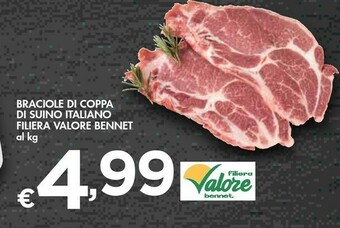 Bennet Filiera Valore Bennet Braciole Di Coppa Di Suino Italiano offerta