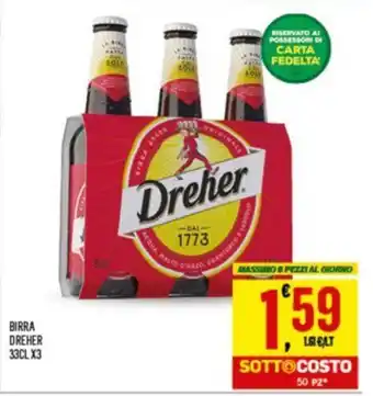 BIRRA DREHER 33CL X3