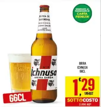 Despar BIRRA ICHNUSA 66CL offerta