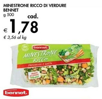 Bennet Minestrone Ricco Di Verdure