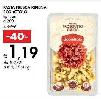 Bennet Scoiattolo Pasta Fresca Ripiena offerta