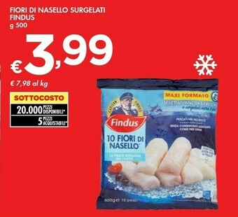 Bennet Findus Fiori Di Nasello Surgelati offerta