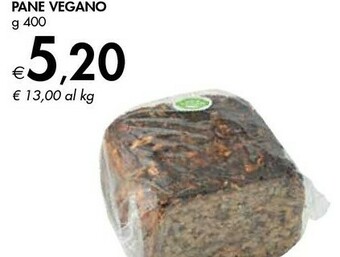 Bennet Pane Vegano offerta