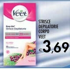 Bennet Veet Strisce Depilatorie Corpo offerta