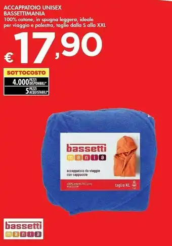 Bennet Bassettimania Accappatoio Unisex offerta