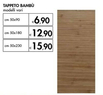 Bennet Tappeto Bambù offerta