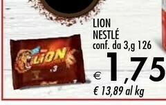 Bennet Nestlè Lion offerta