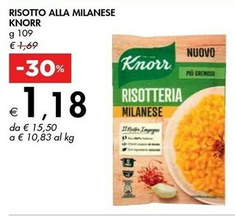 Bennet Knorr Risotto Alla Milanese offerta