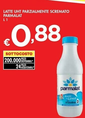 Parmalat Latte UHT Parzialmente Scremato