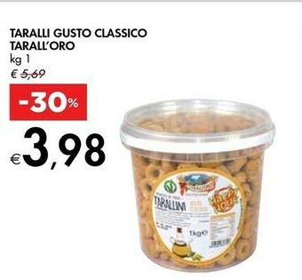 Bennet Tarall'oro Taralli Gusto Classico offerta