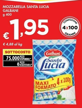 Galbani Mozzarella Santa Lucia