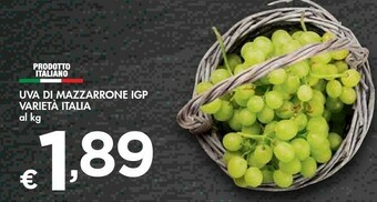 Uva Di Mazzarrone IGP Varietà Italia