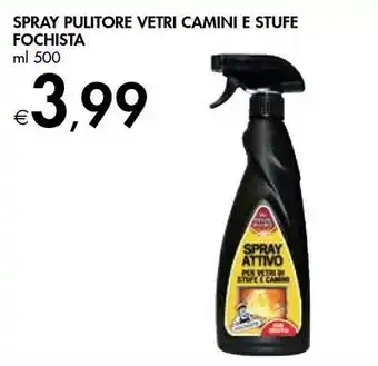 Bennet Fochista Spray Pulitore Vetri Camini E Stufe offerta