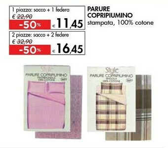 Bennet Parure Copripiumino offerta