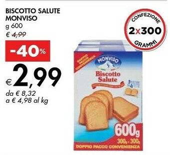 Bennet Monviso Biscotto Salute offerta
