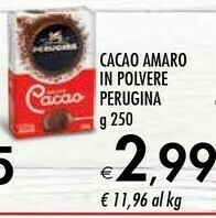 Bennet Perugina Cacao Amaro In Polvere offerta