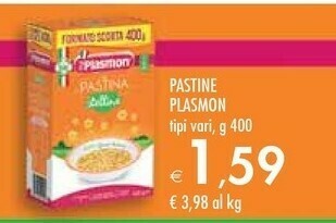 Bennet Plasmon Pastine offerta