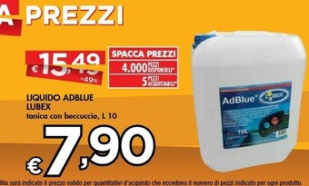 Bennet Lubex Liquido Adblue offerta
