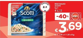 Bennet Scotti Riso Baldo offerta