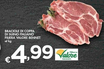 Bennet Filiera Valore Bennet Braciole Di Coppa Di Suino Italiano offerta