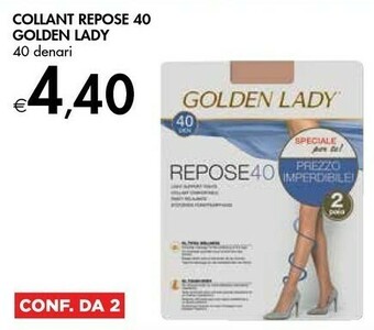 Bennet Golden Lady Collant Repose 40 offerta