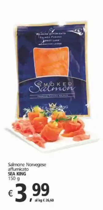 Supermercati Dok Salmone Norvegese affumicato SEA KING 150 g offerta