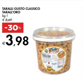 Bennet Tarall'oro Taralli Gusto Classico offerta