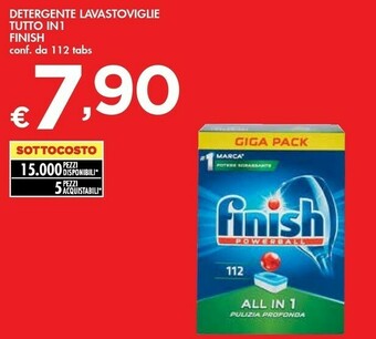 Finish Detergente Lavastoviglie Tutto In1