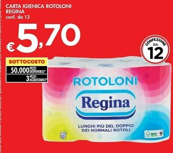 Bennet Regina Carta Igienica Rotoloni offerta