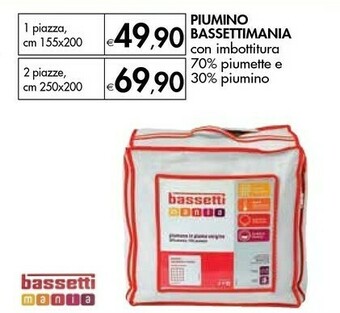 Bennet Bassettimania Piumino offerta
