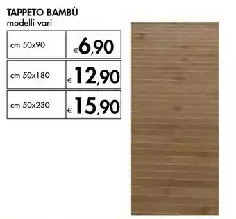 Bennet Tappeto Bambù offerta