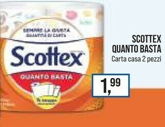 Caddy's Scottex Rotoli di carta offerta