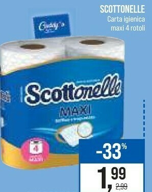 Caddy's Carta igienica offerta