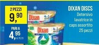 Caddy's Dixan Detersivo lavatrice offerta