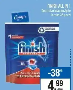 Caddy's Finish Detersivo lavastoviglie offerta